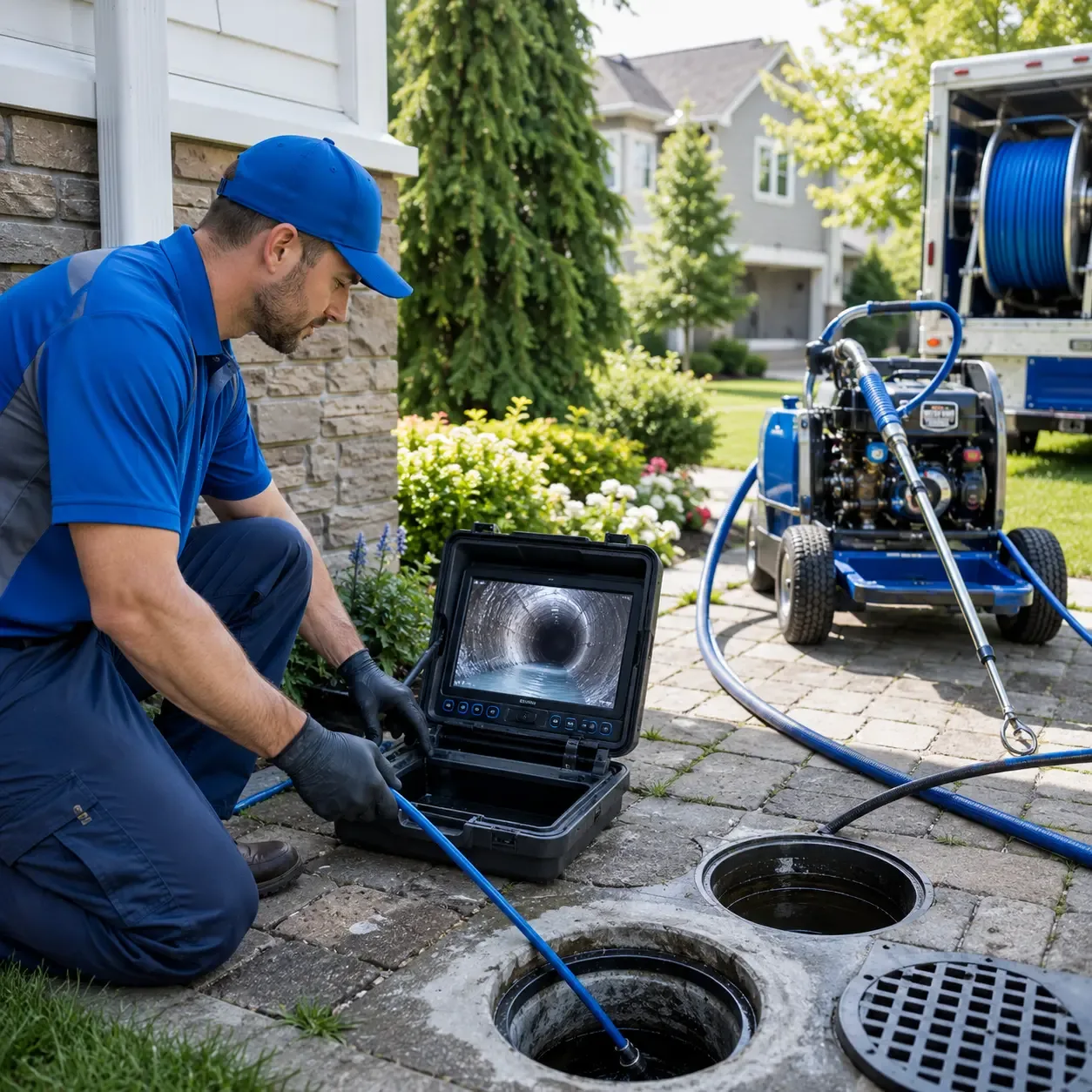 Outdoor drain cleaning professionals serving Gurnee, IL